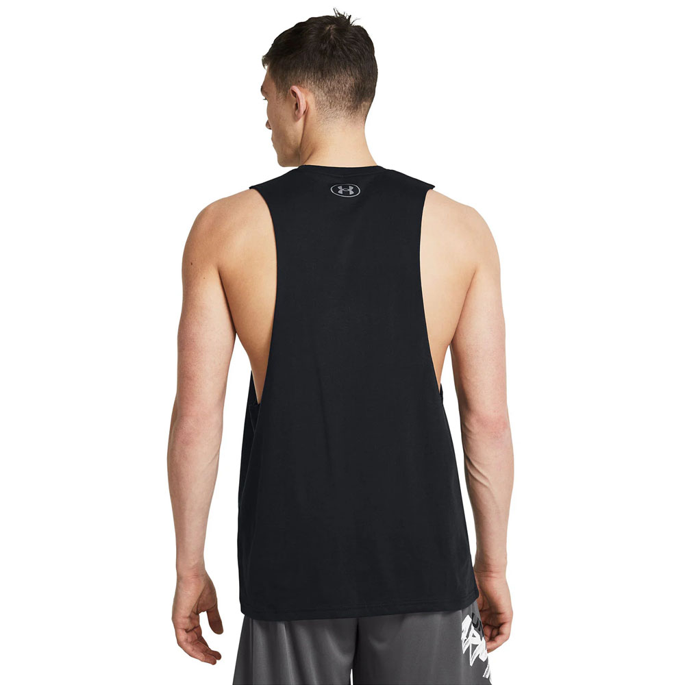 Polera sin mangas Sportstyle Hombre Negro Under Armour