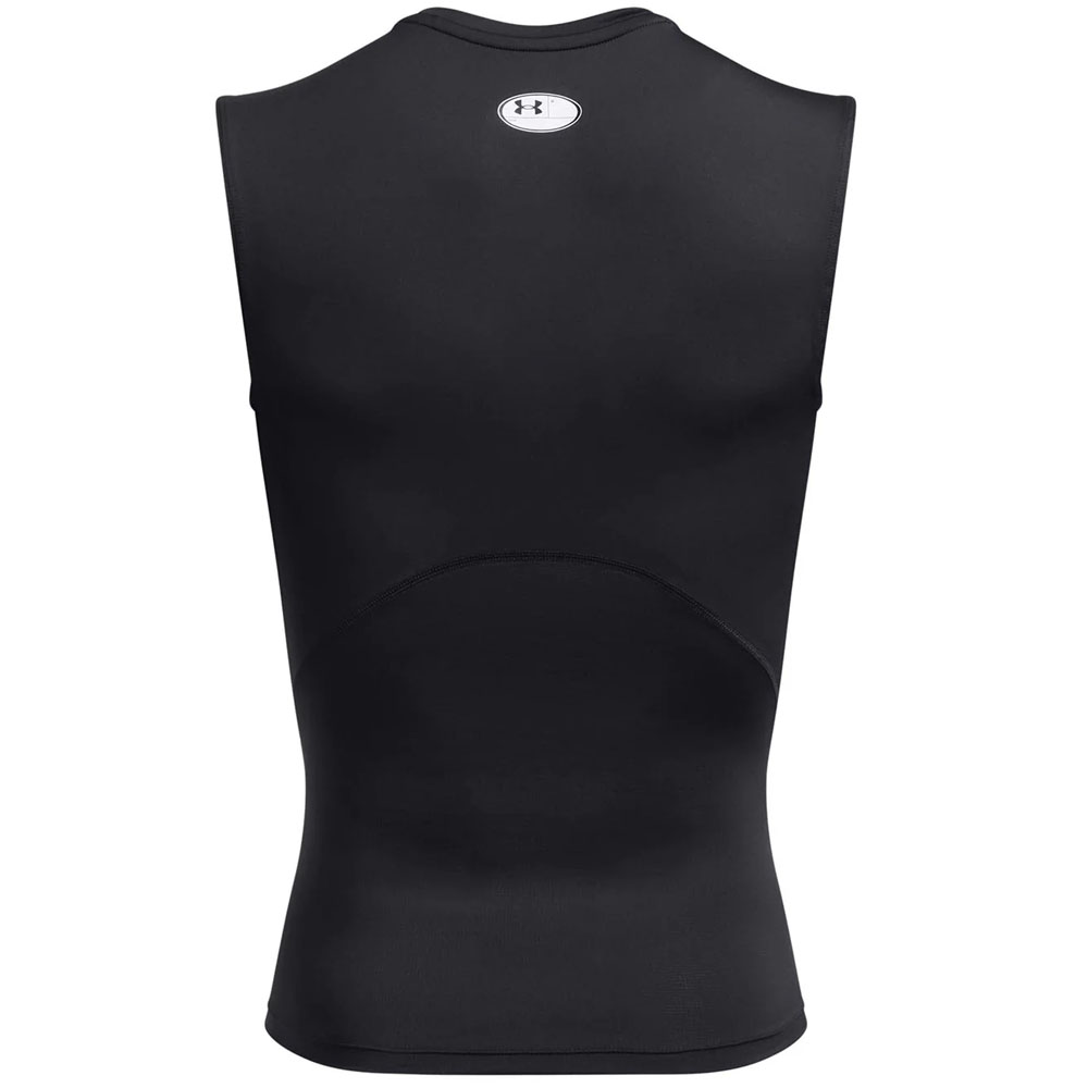 Primera Capa sin Mangas HeatGear Under Armour Negro