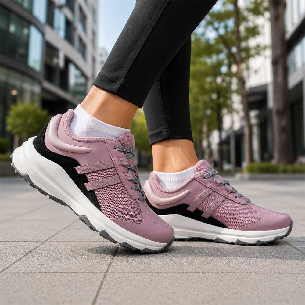 Zapatillas Outdoor Spalding Mujer Trail Trekking ZFT2005 Rosa