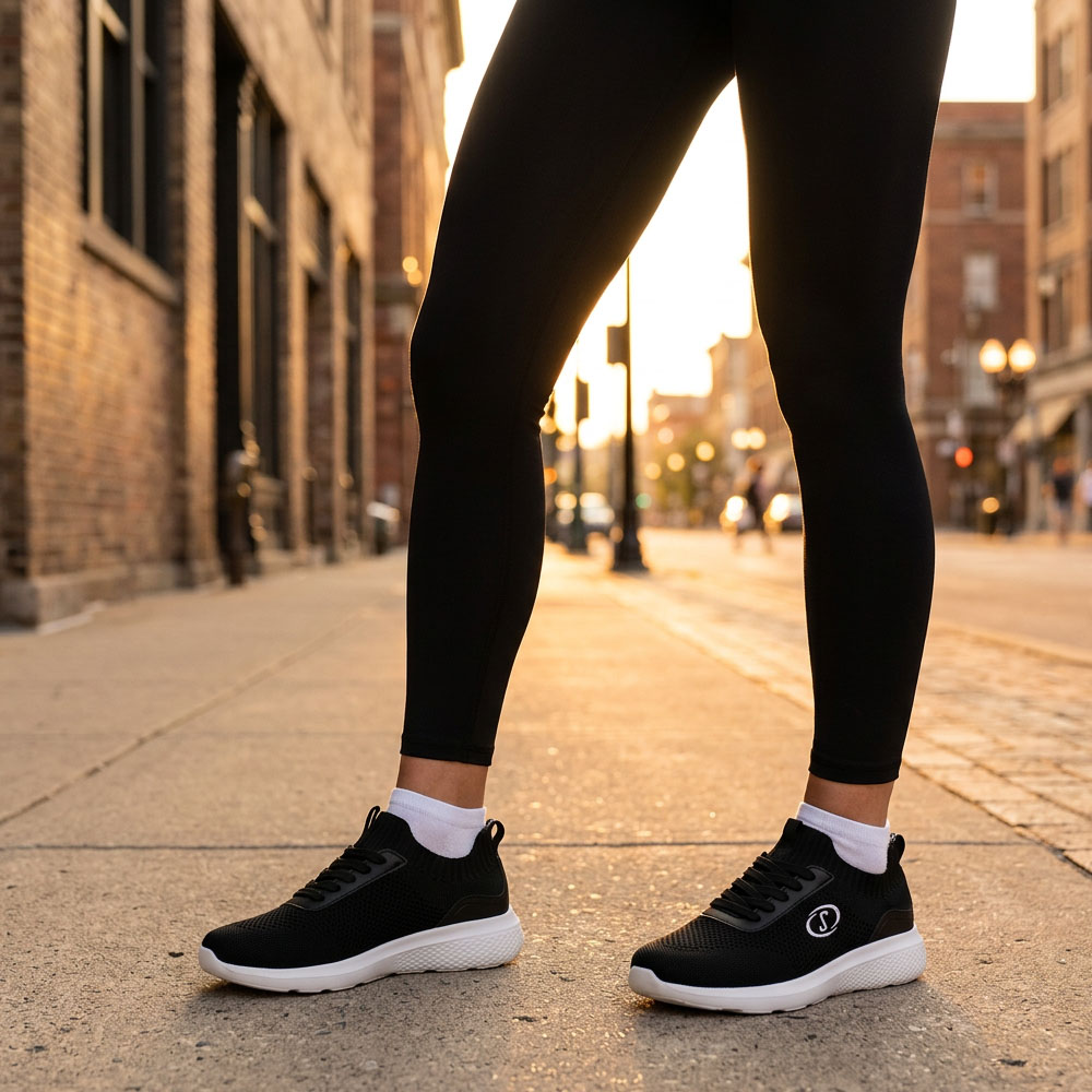 Zapatilla Mujer Spalding Fitness Negro