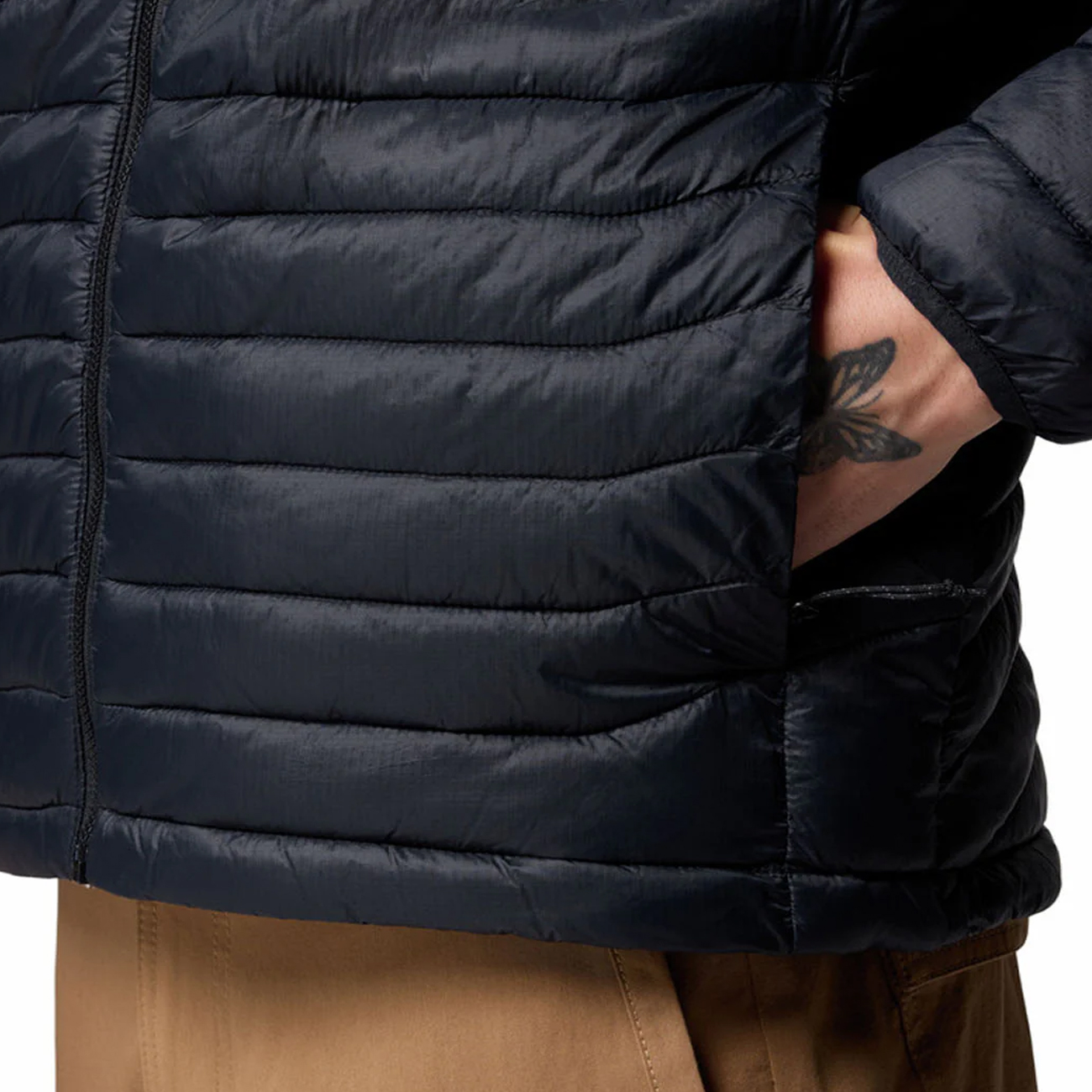 Parka Hombre Columbia Powder Pass Hooded Negro