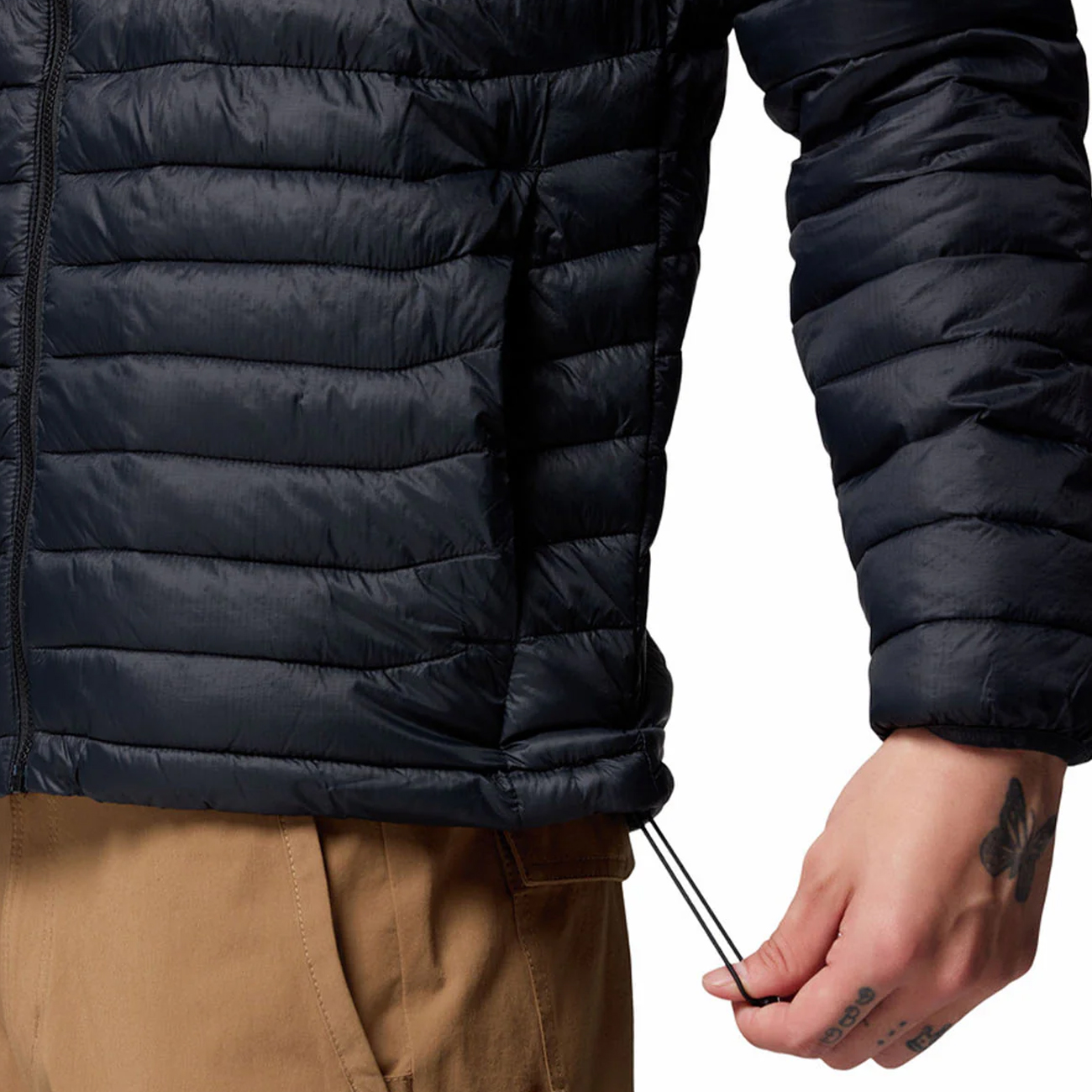 Parka Hombre Columbia Powder Pass Hooded Negro