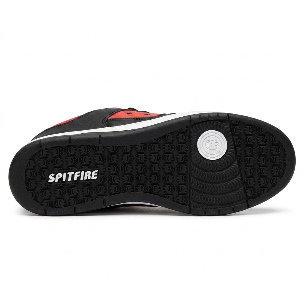 Zapatilla Hombre Spitfire New Season Negro Rojo