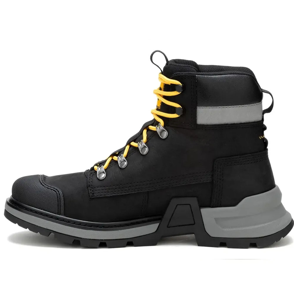 Zapatilla CAT Waterproof Hombre Colorado Expedition Negro