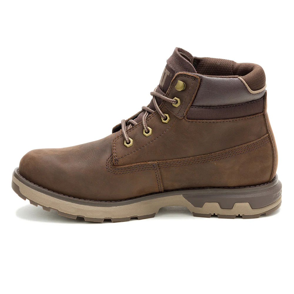 Zapatilla CAT Waterproof Hombre Pursue Café