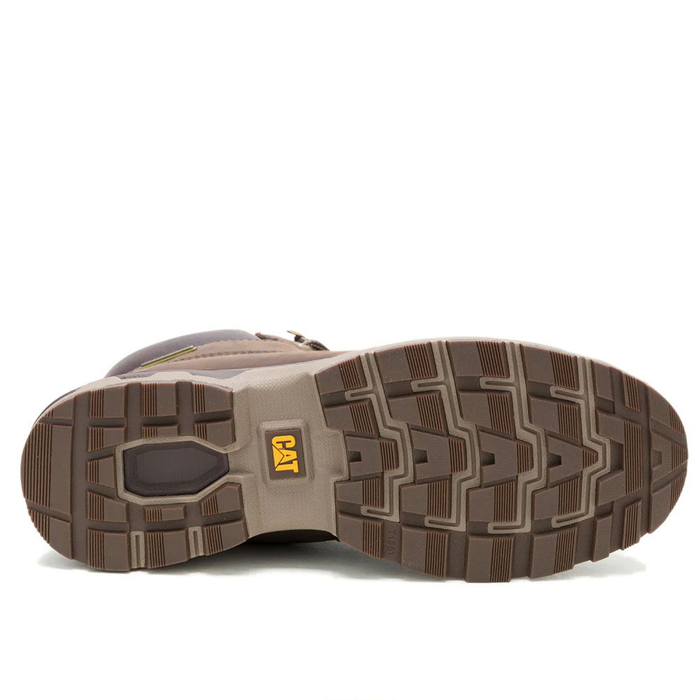 Zapatilla CAT Waterproof Hombre Pursue Café