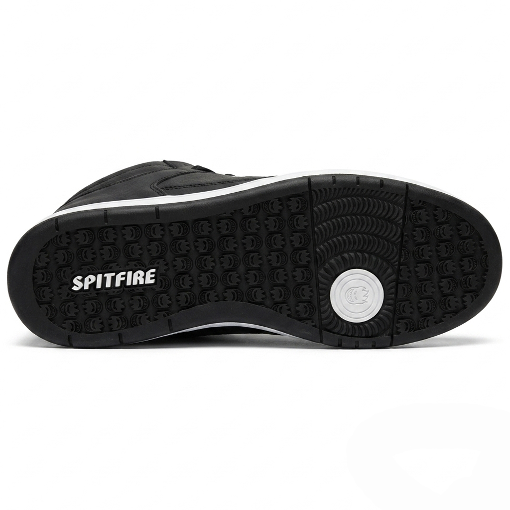 Zapatillas Urbanas Hombre Spitfire High Top New Season Negro Blanco