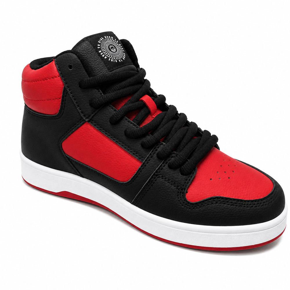 Zapatillas Urbanas Hombre Spitfire High Top New Season Rojo Negro