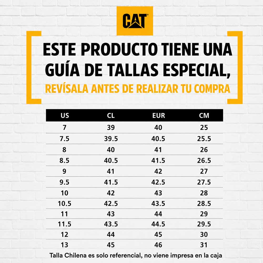 Zapatilla Botín Hombre CAT Waterproof Meridian Brown Sugar
