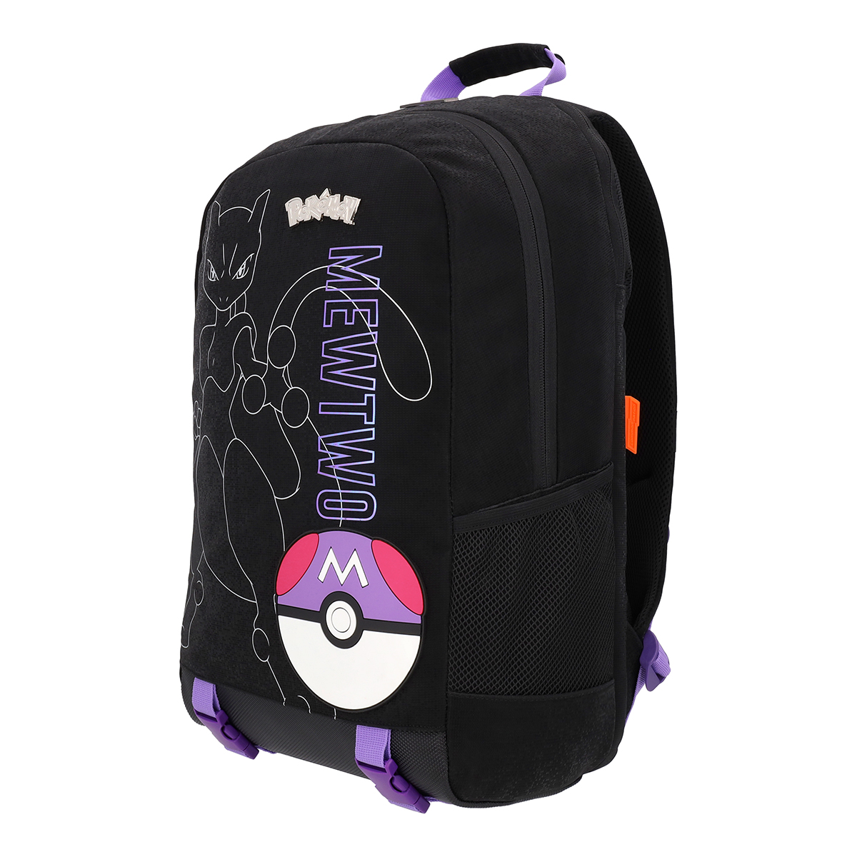 Mochila Pokemón Mewto Infantil Negro