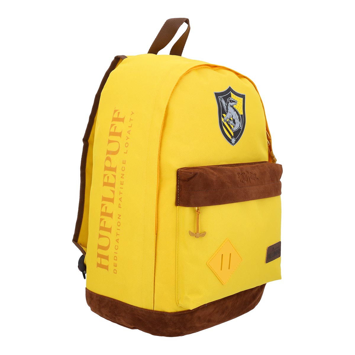 Mochila Hufflepuff Harry Potter Juvenil Amarillo