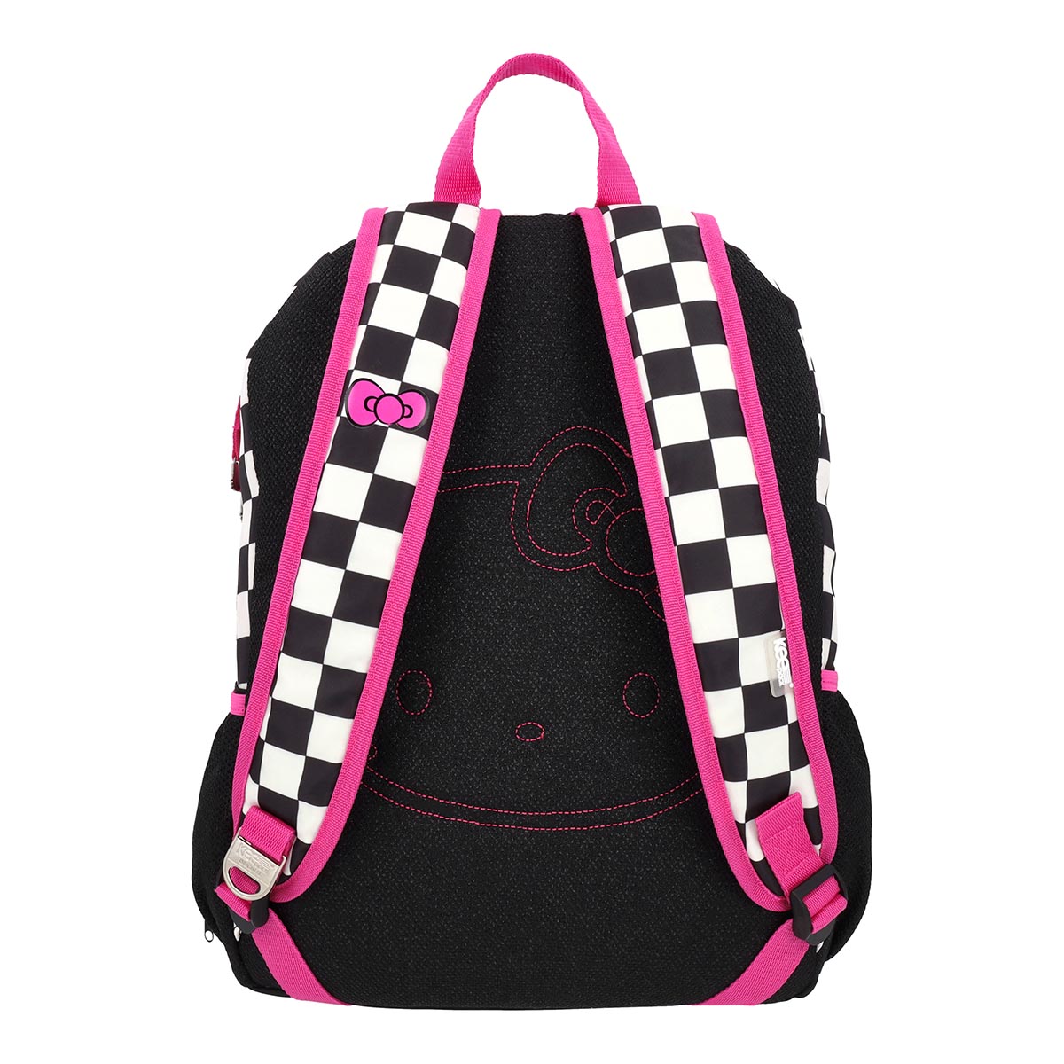 Mochila Hello Kitty Juvenil White Dots Rosa
