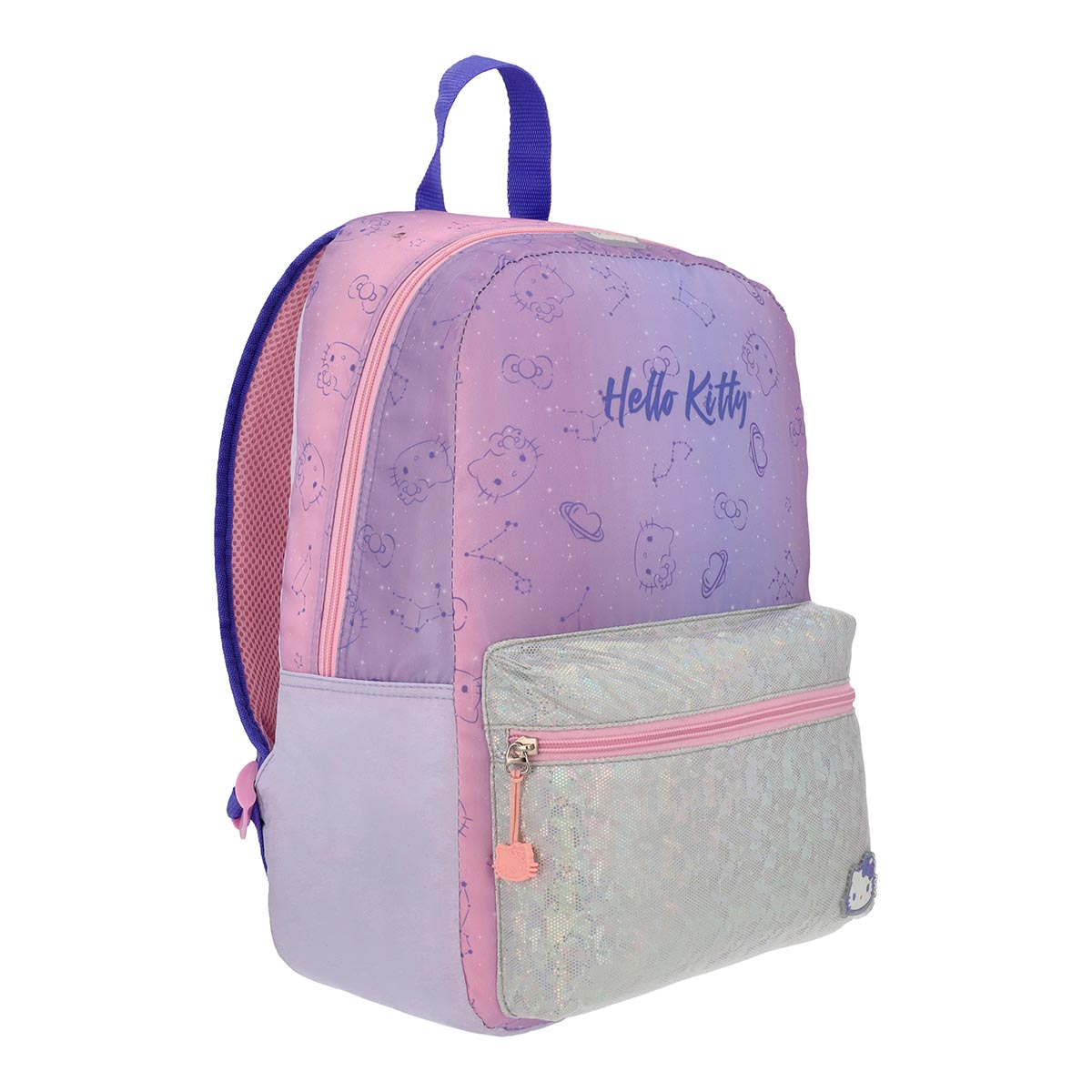 Mochila Hello Kitty Juvenil Morado