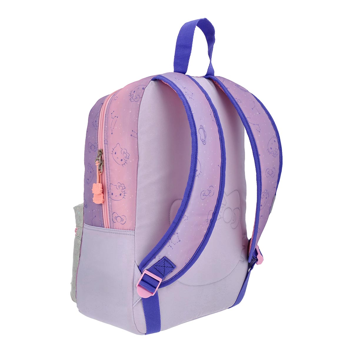 Mochila Hello Kitty Juvenil Morado