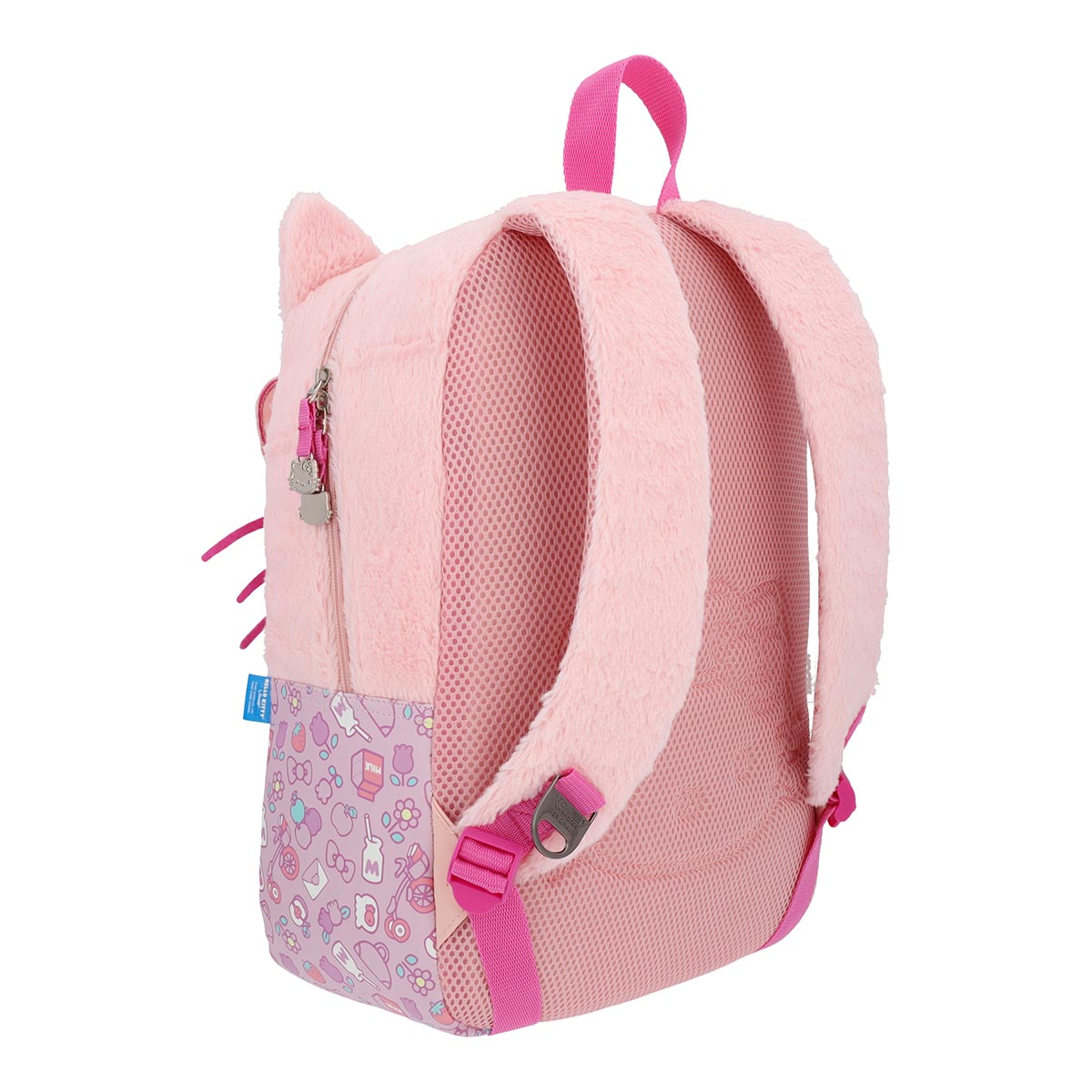 Mochila Hello Kitty Juvenil Fluffy Pink