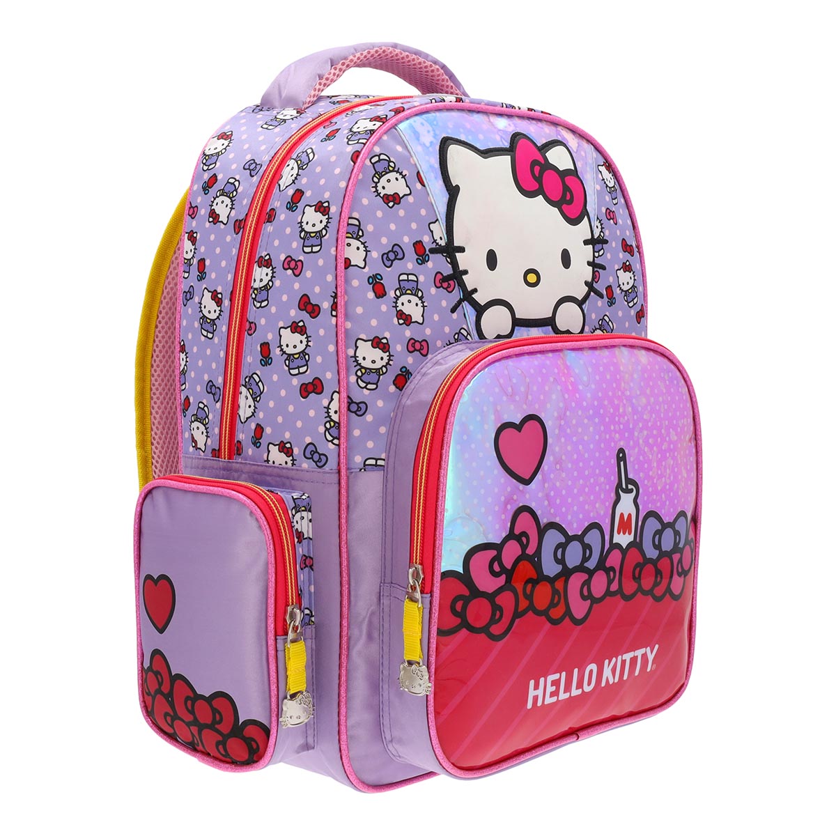 Mochila Hello Kitty Infantil Rojo