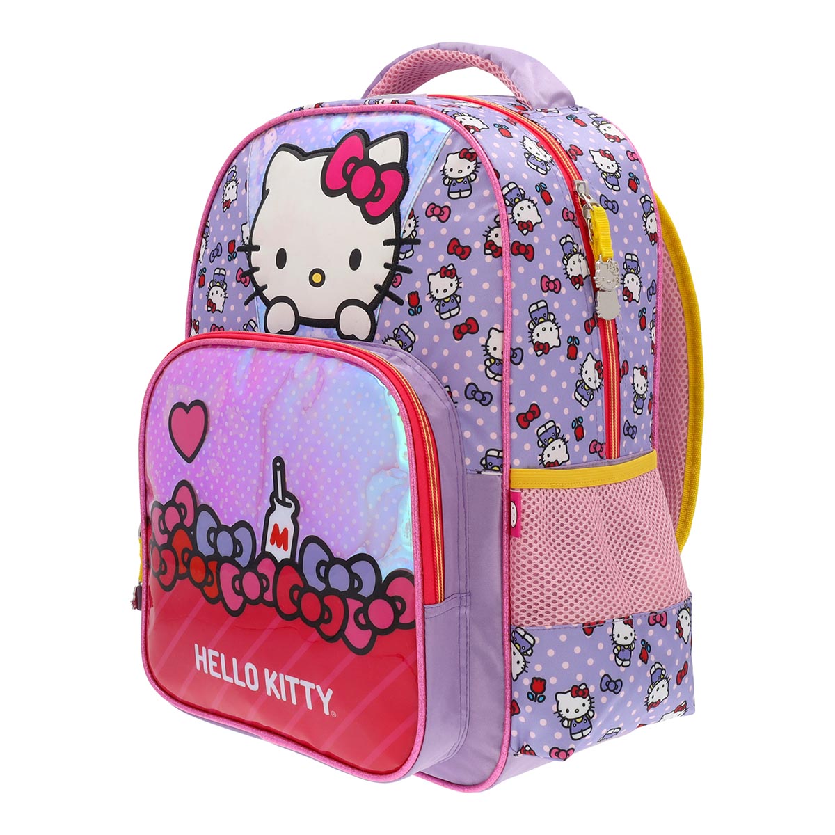 Mochila Hello Kitty Infantil Rojo