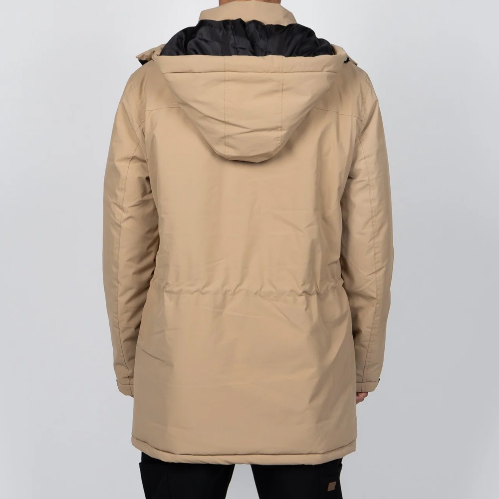 Parka Hombre Reef Full Zipper Brown