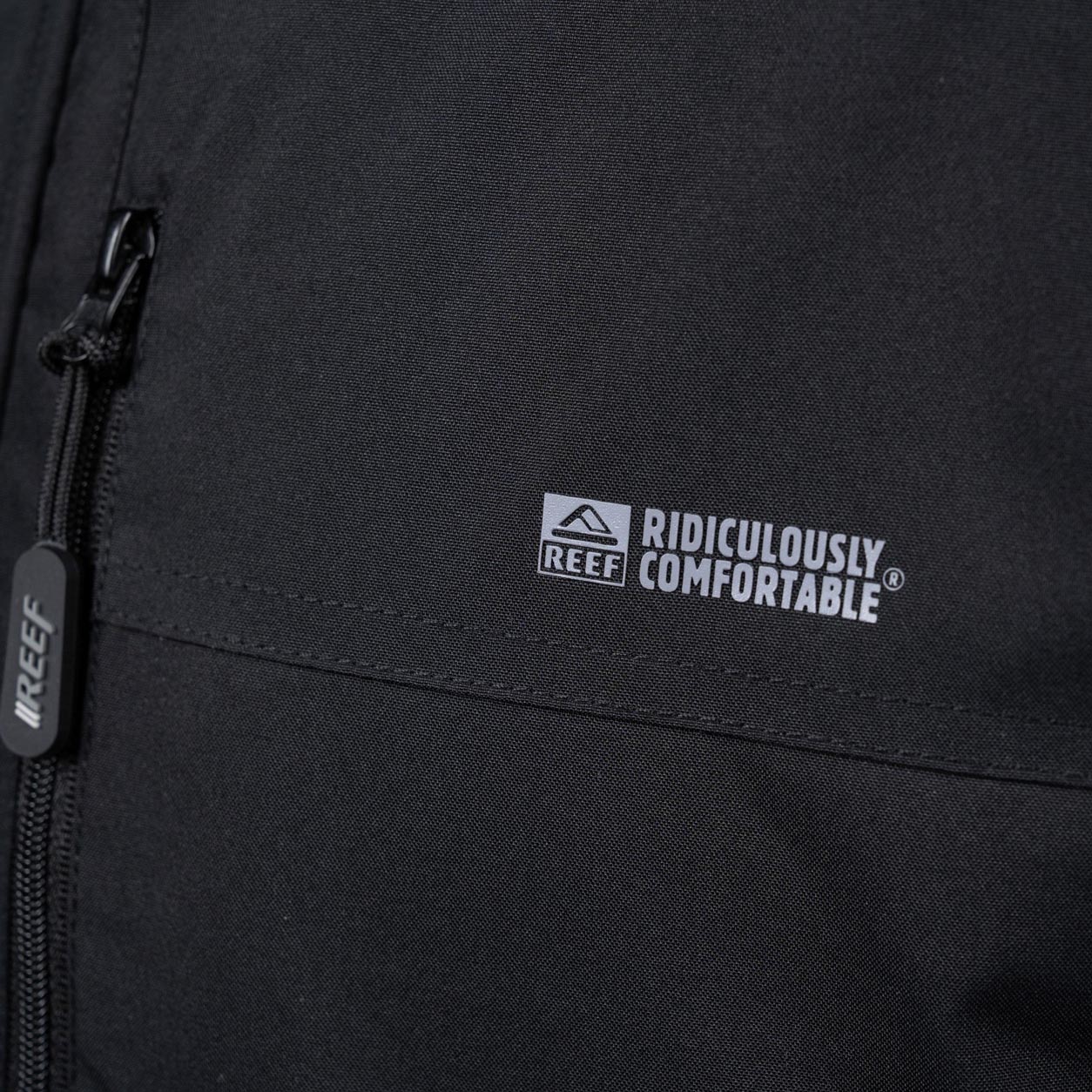 Parka Hombre Reef Full Zipper Negro
