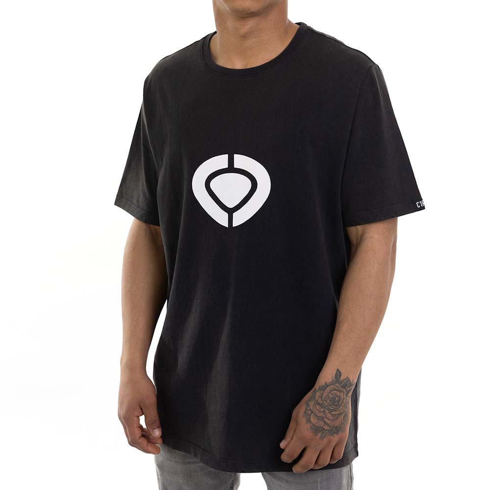 Polera C1RCA Icon Tee Algodón Negro