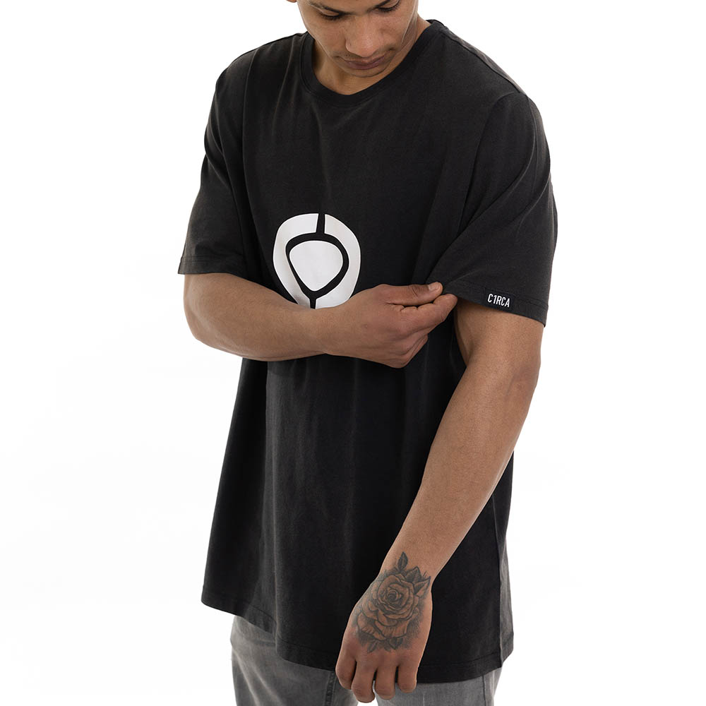 Polera C1RCA Icon Tee Algodón Negro