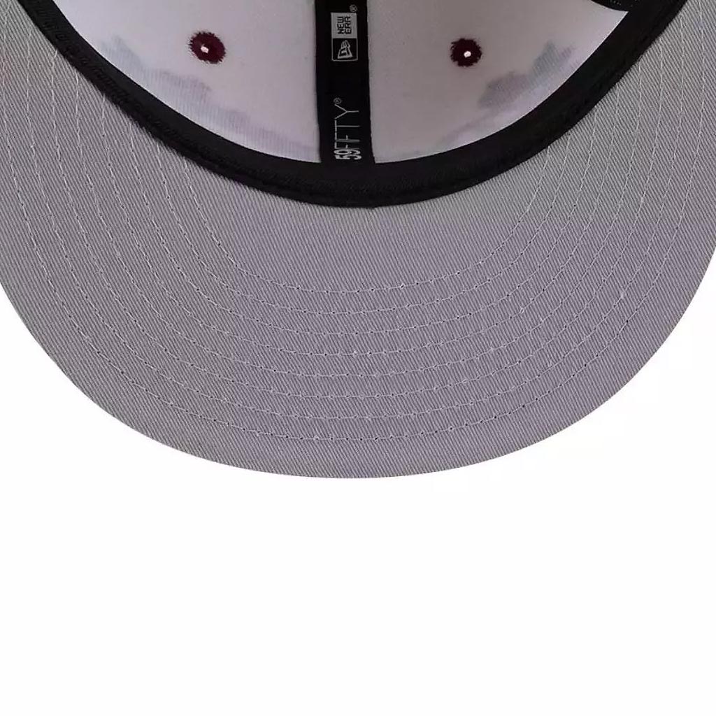 Jockey Gorra New Era Novelty Stitch 59FIFTY Chicago Bulls White