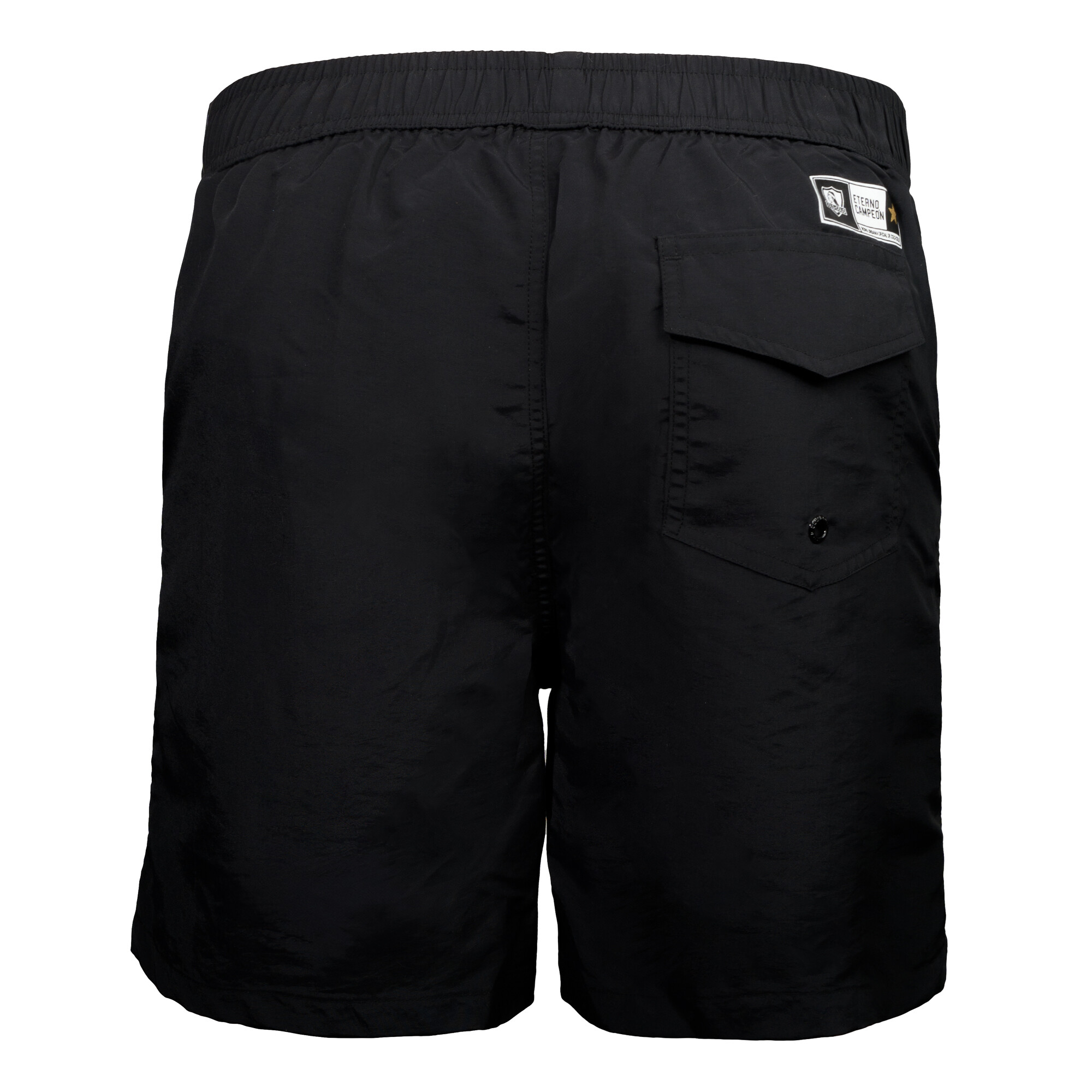 Short Colo Colo Urbano All Black Shield White Red