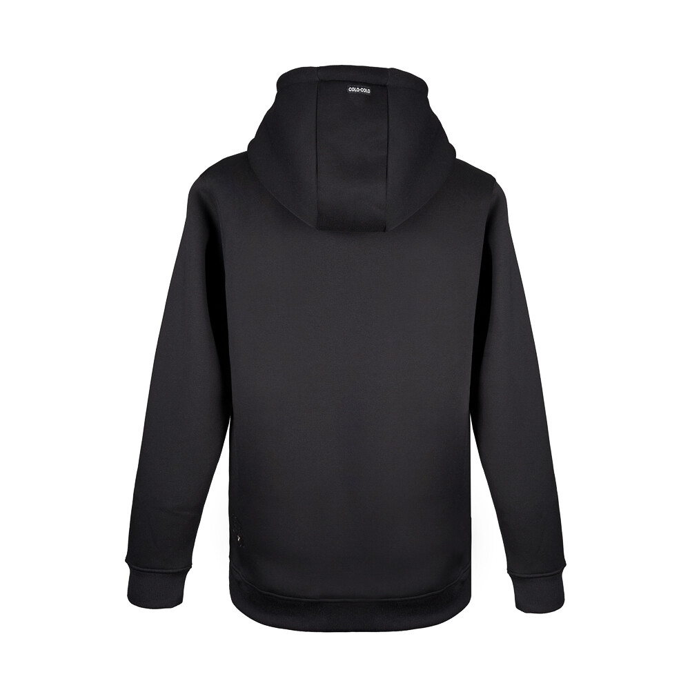 Polerón Colo-Colo Urbano Hoodie Negro Logo