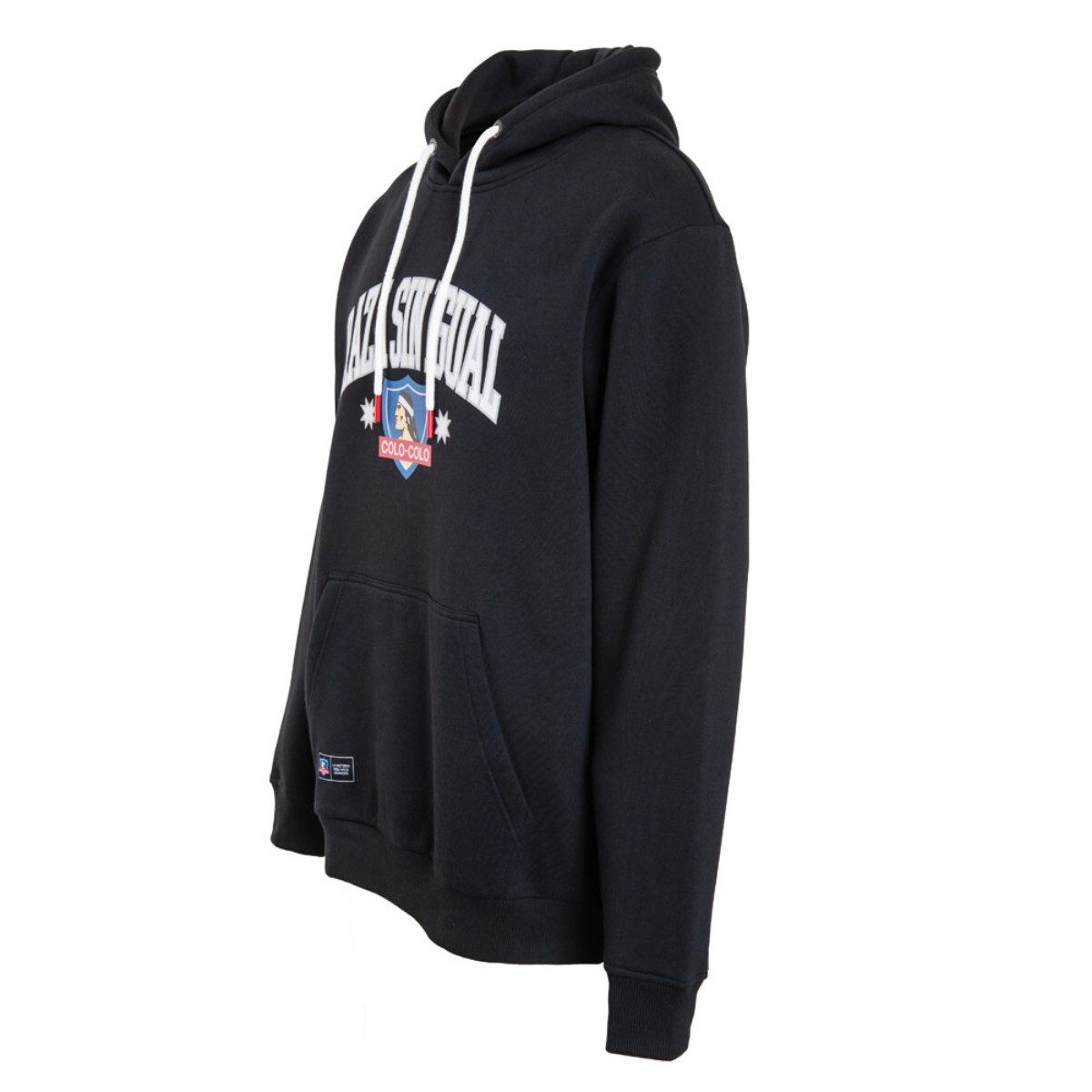 Poleron Colo Colo Urbano Hoodie Negro «Raza Sin Igual»