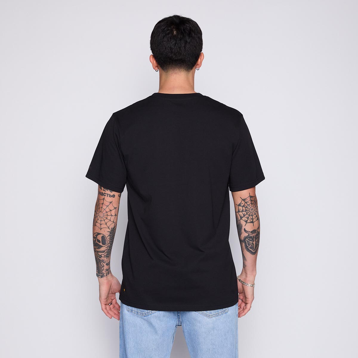 Polera Colo Colo Urbano Hombre Cacique Negro Gris