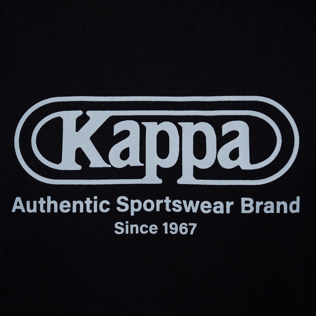 Polera Kappa Hombre Negra