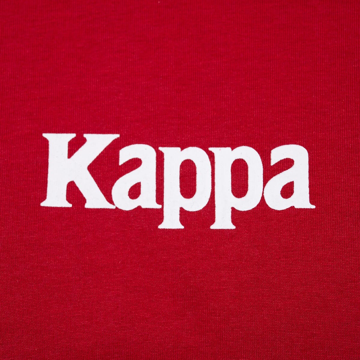 Polera Hombre Kappa Rojo Pure Logo Omini