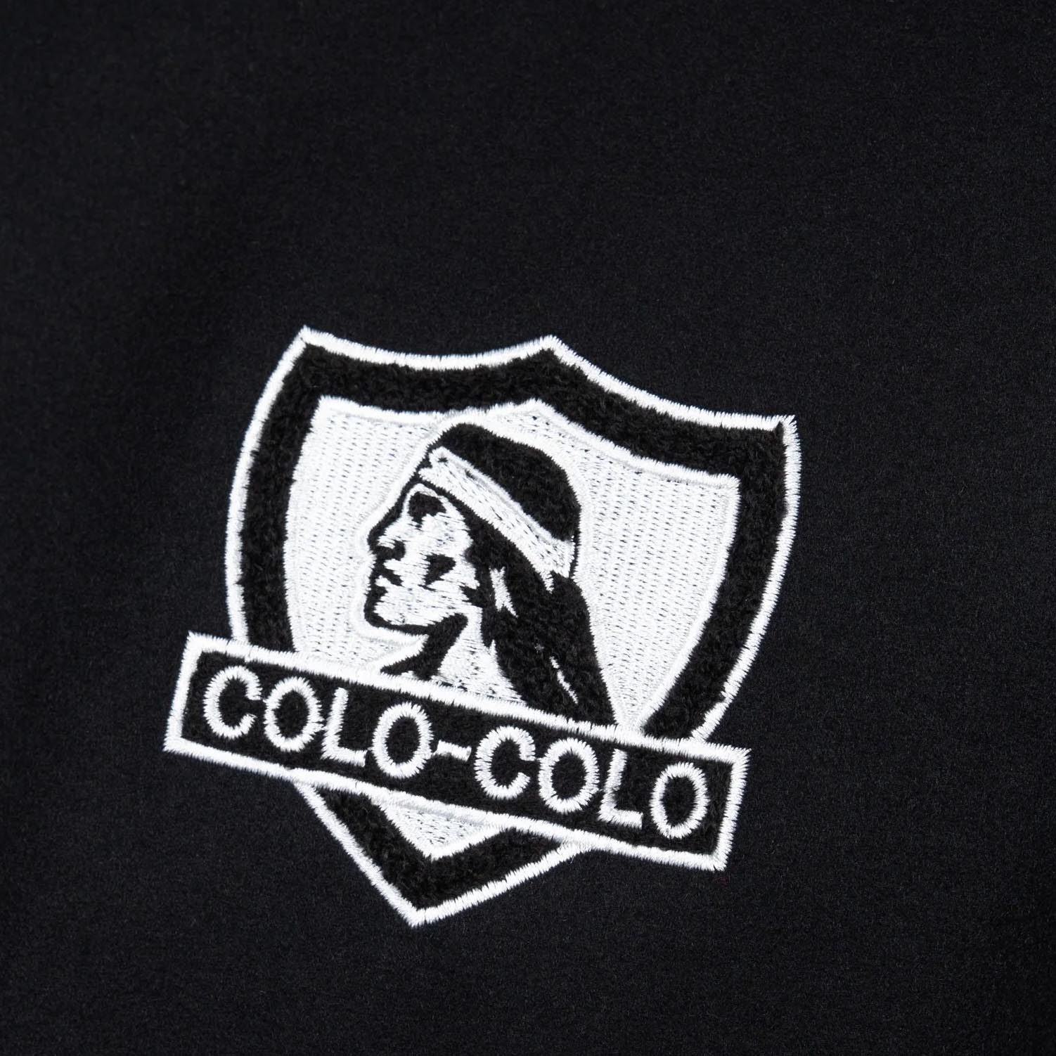 Chaqueta Hombre Colo Colo Urbano Varsity Full Black