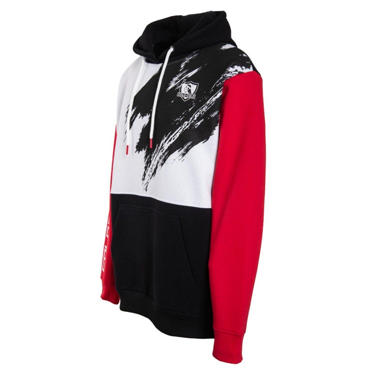 Poleron Hombre Colo Colo Rojo Negro