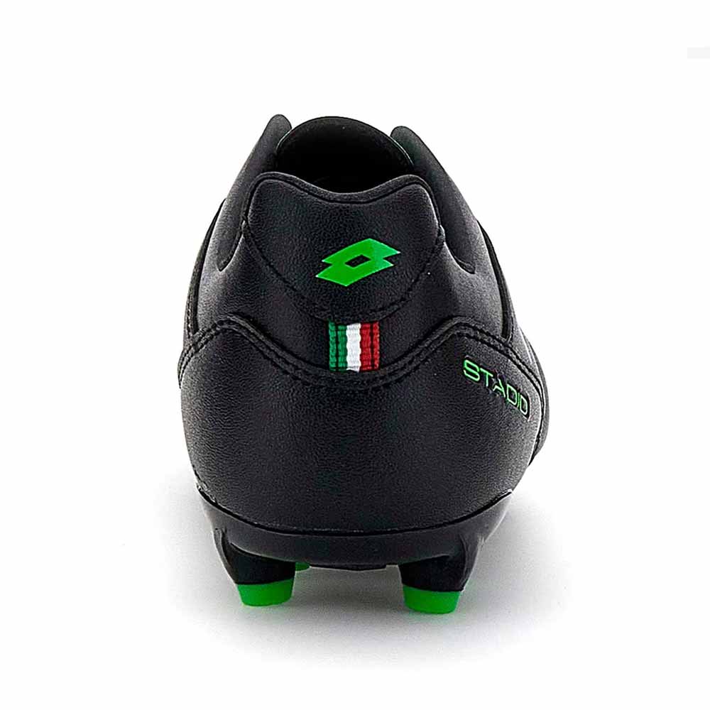 ZAPATO FUTBOL NIÑO LOTTO - STADIO 705 FG JR NEGRO VERDE