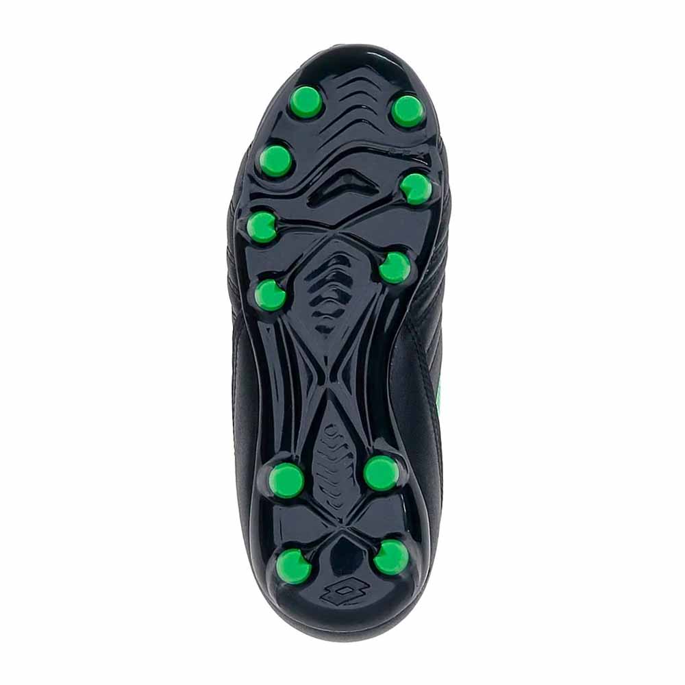 ZAPATO FUTBOL NIÑO LOTTO - STADIO 705 FG JR NEGRO VERDE