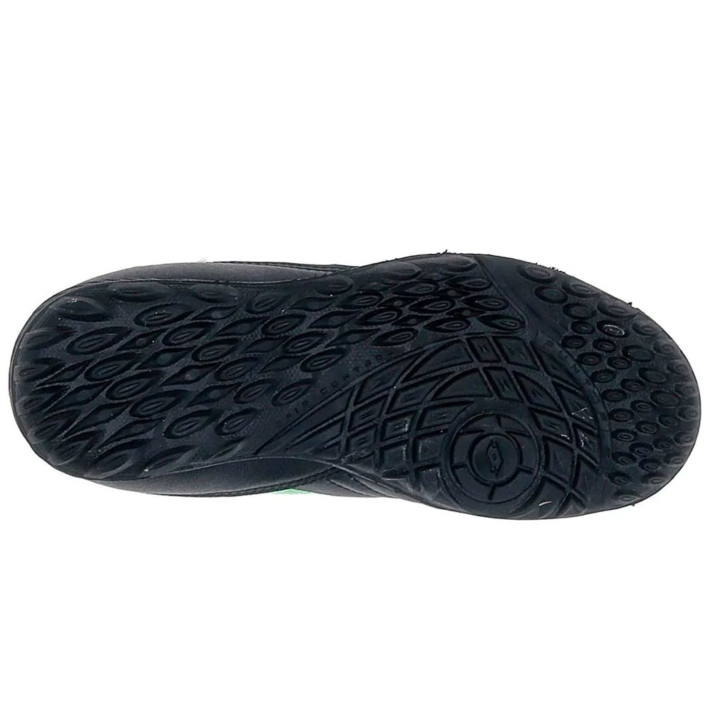 ZAPATILLA BABY FUTBOL NIÑO LOTTO - STADIO 705 TF JR NEGRO VERDE
