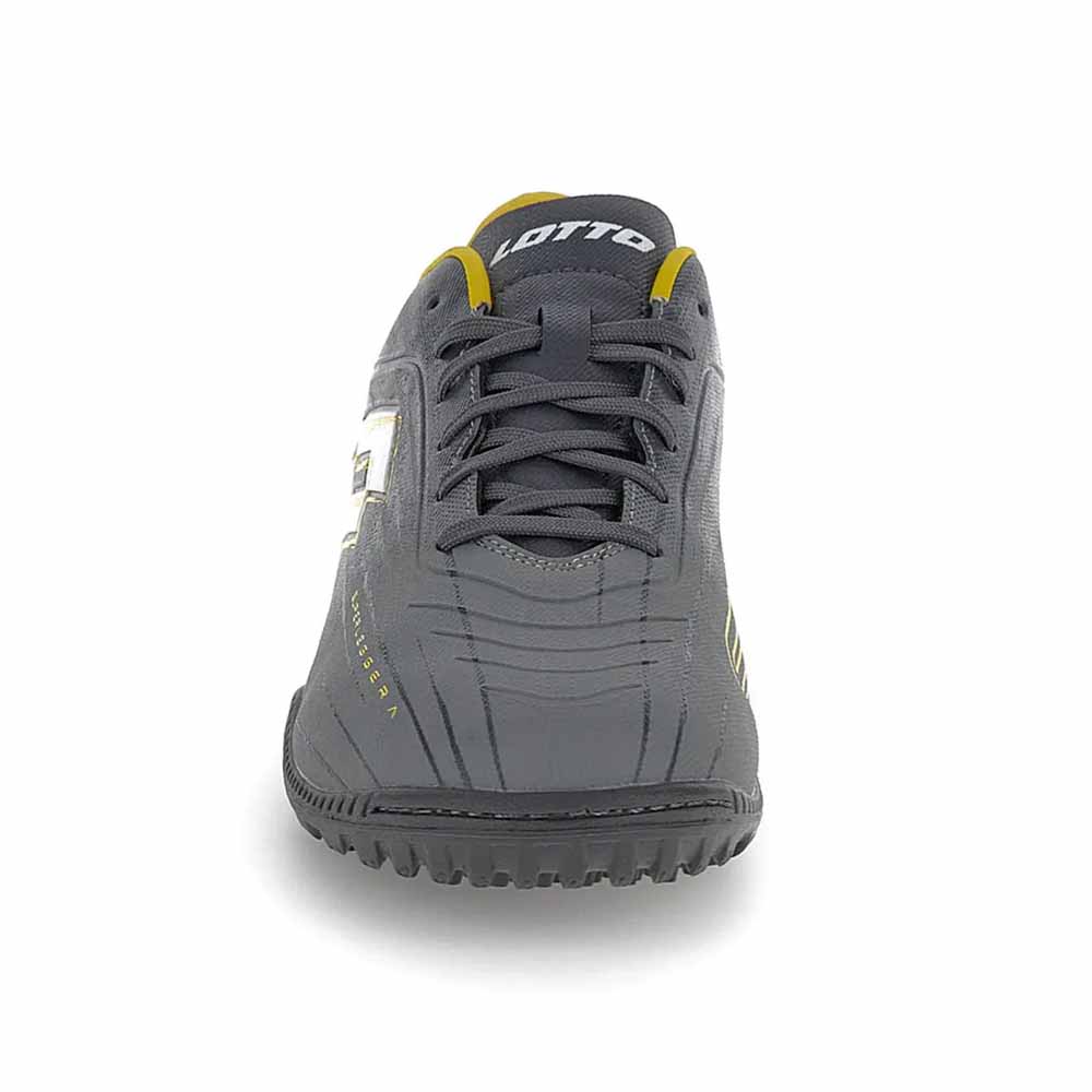 Zapato Baby Futbol Niño Lotto - Solista TF JR Gris Amarillo