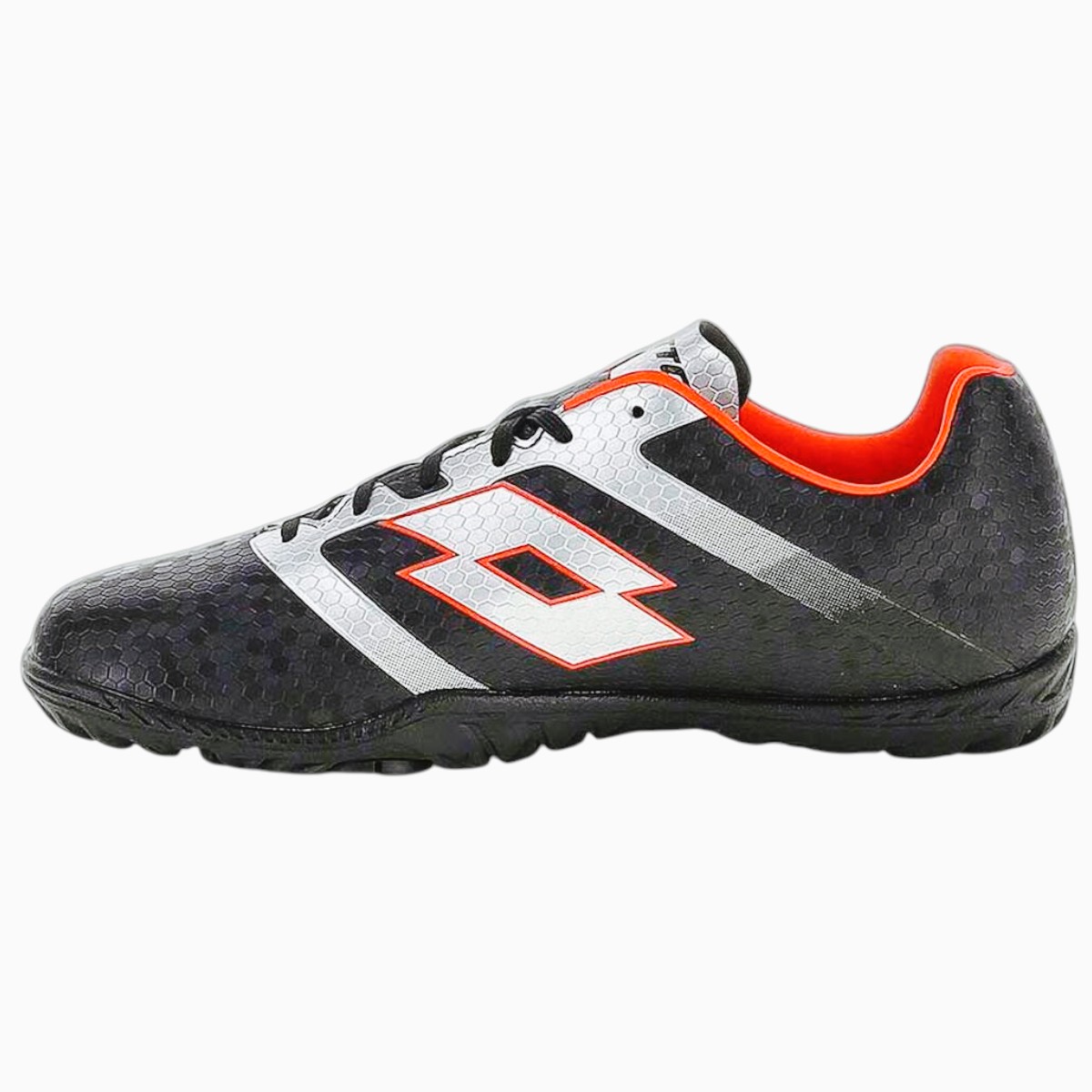 ZAPATO BABY FUTBOL HOMBRE LOTTO - MAESTRO 700 V TF NEGRO ROJO