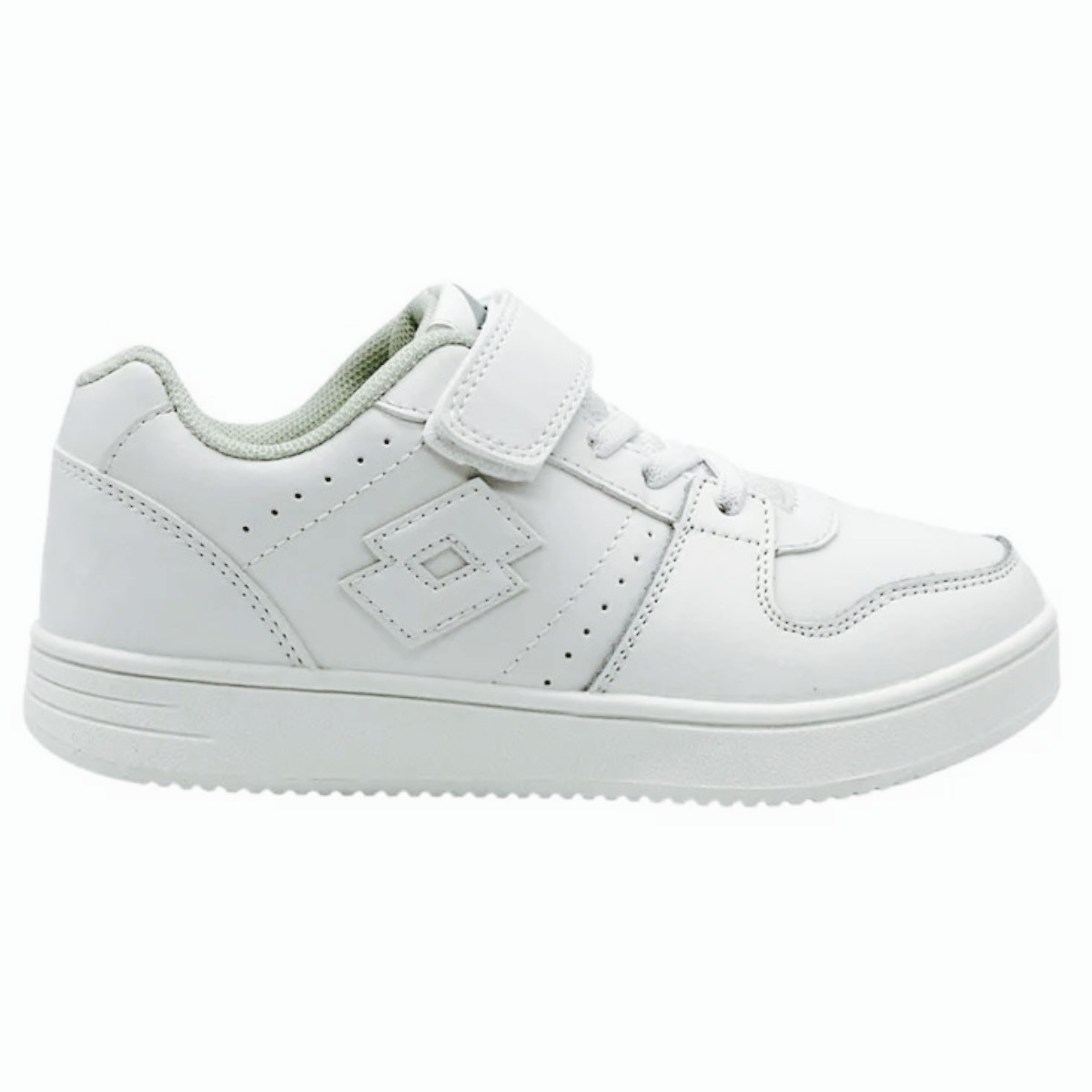 Zapatilla Urbana Niño Lotto Basket Blanca