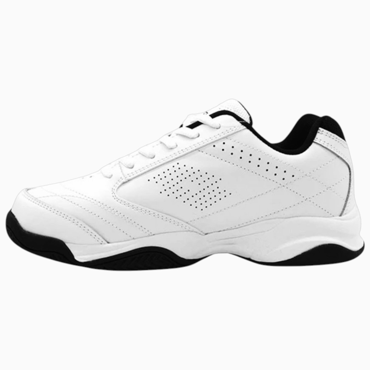 Zapatilla Urbana Juvenil Lotto Court Blanca Azul