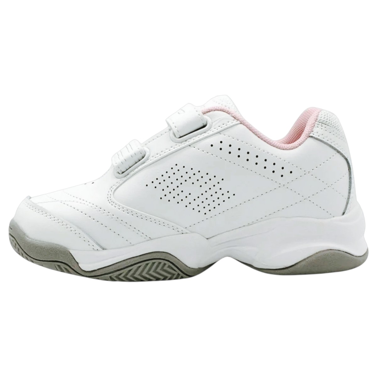 Zapatilla Urbana Juvenil Lotto Court S Blanca Rosada