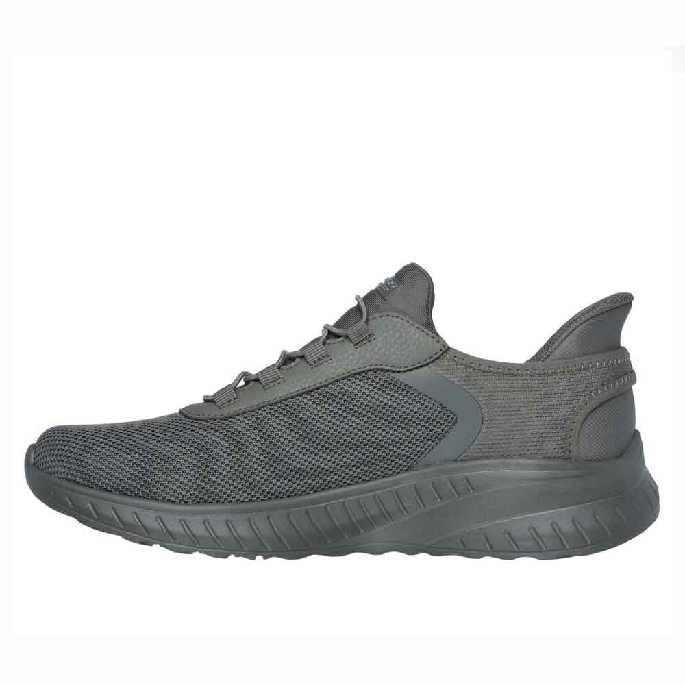 Zapatillas Hombre Skechers Slip-Ins Bobs Squad Chaos - Tough Walk Verde Oliva