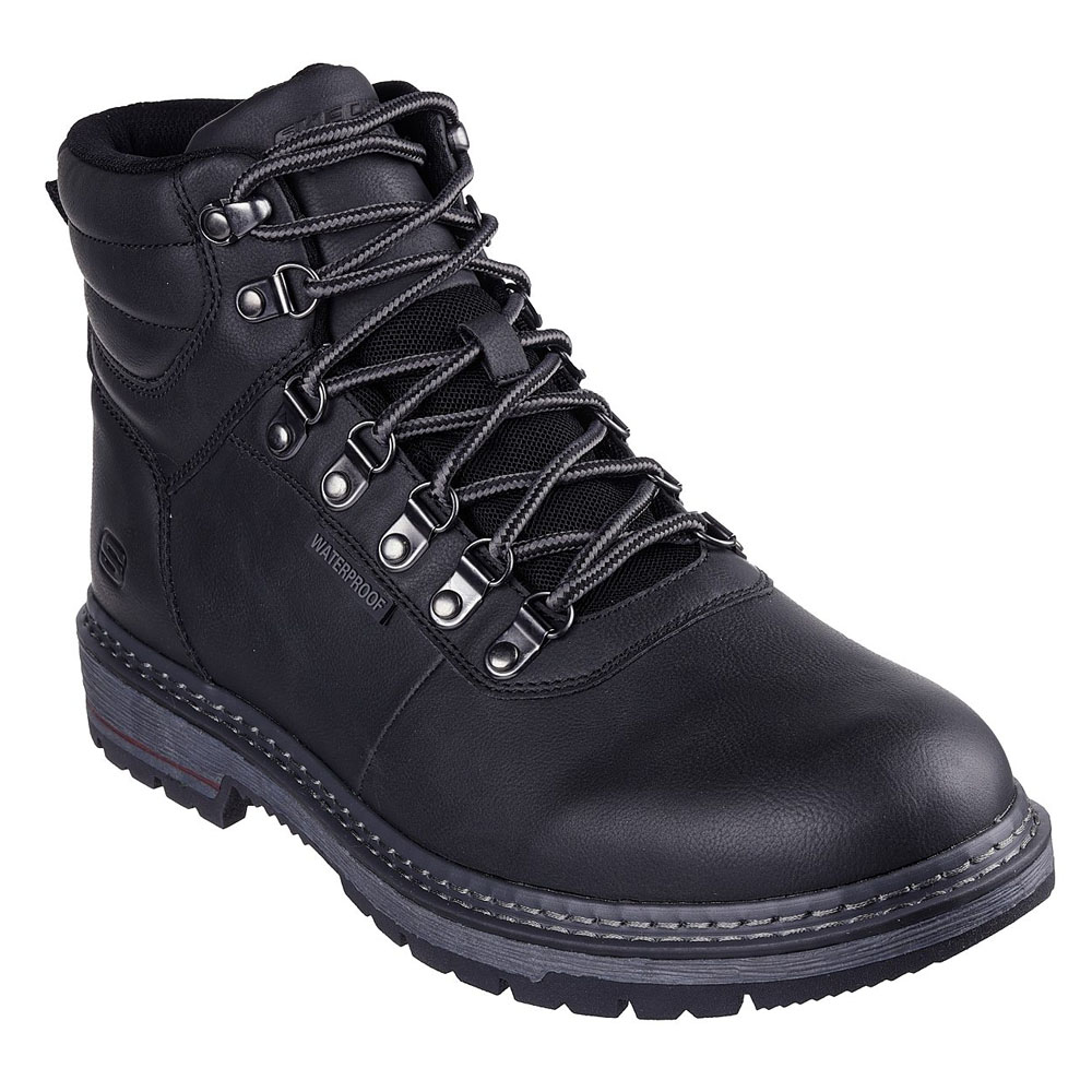 Bototo Waterproof Hombre Skechers Corado - Jaxx Negro 205232-BLK