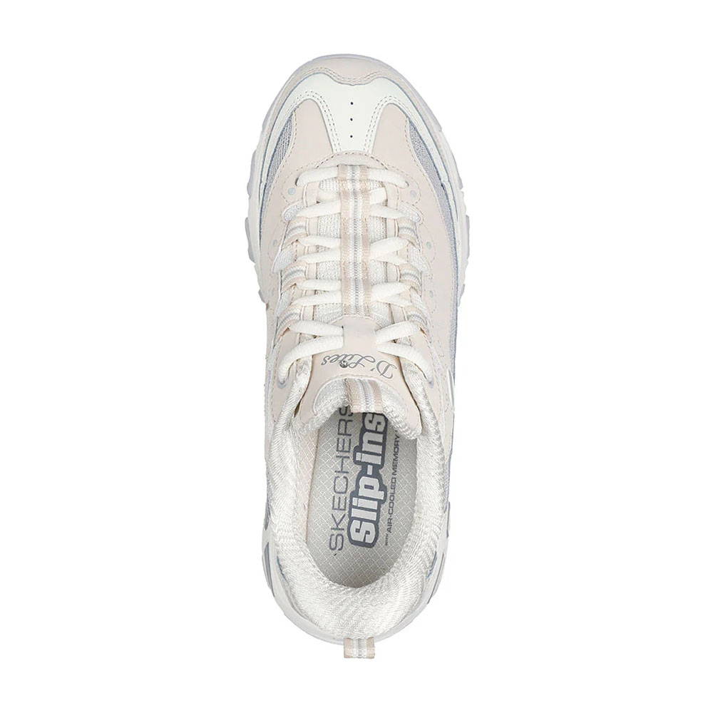 Zapatillas Mujer Skechers Slip-Ins D'Lites-Smooth Nostalgia Beige 150537-NTGY