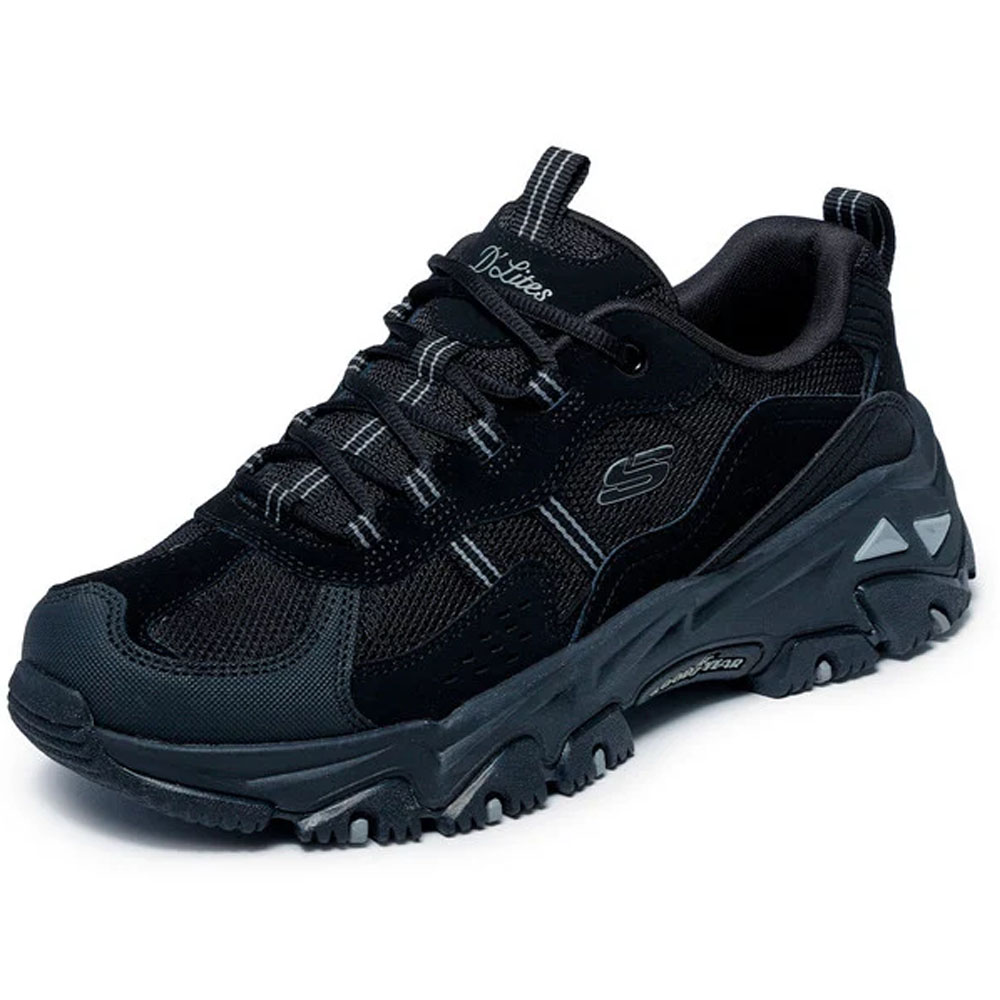 Zapatillas Mujer Skechers D'Lites Hiker Negro 180128-BBK