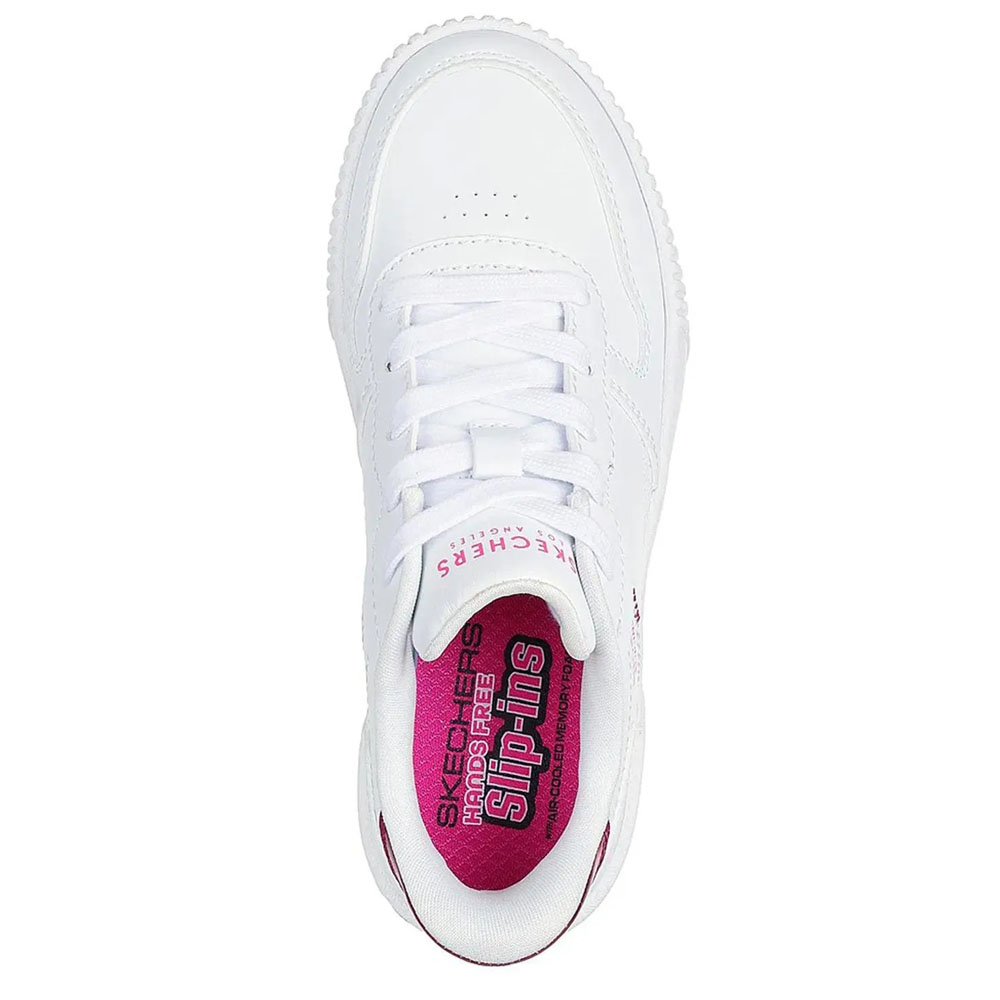 Zapatillas Niñas Skechers Slip-Ins Jade - Metallic Springs Blanco 310896L-WPK