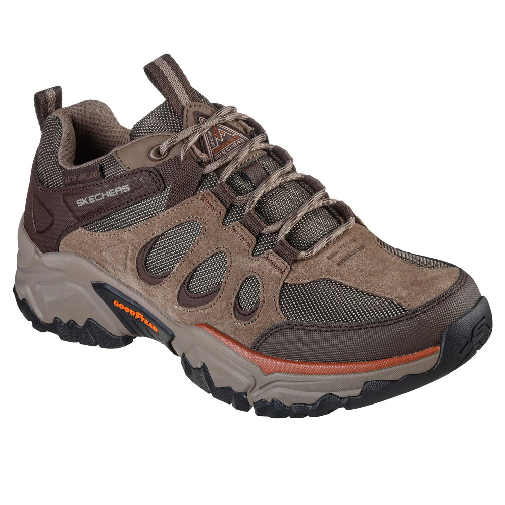 Zapatillas Water Repellent Trail Hombre Skechers Terraform - Selvin Beige