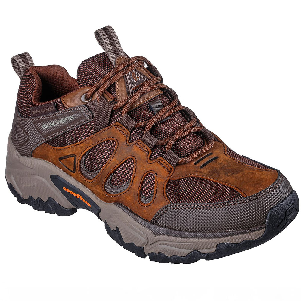 Zapatillas Water Repellent Trail Hombre Skechers Terraform - Selvin Marrón