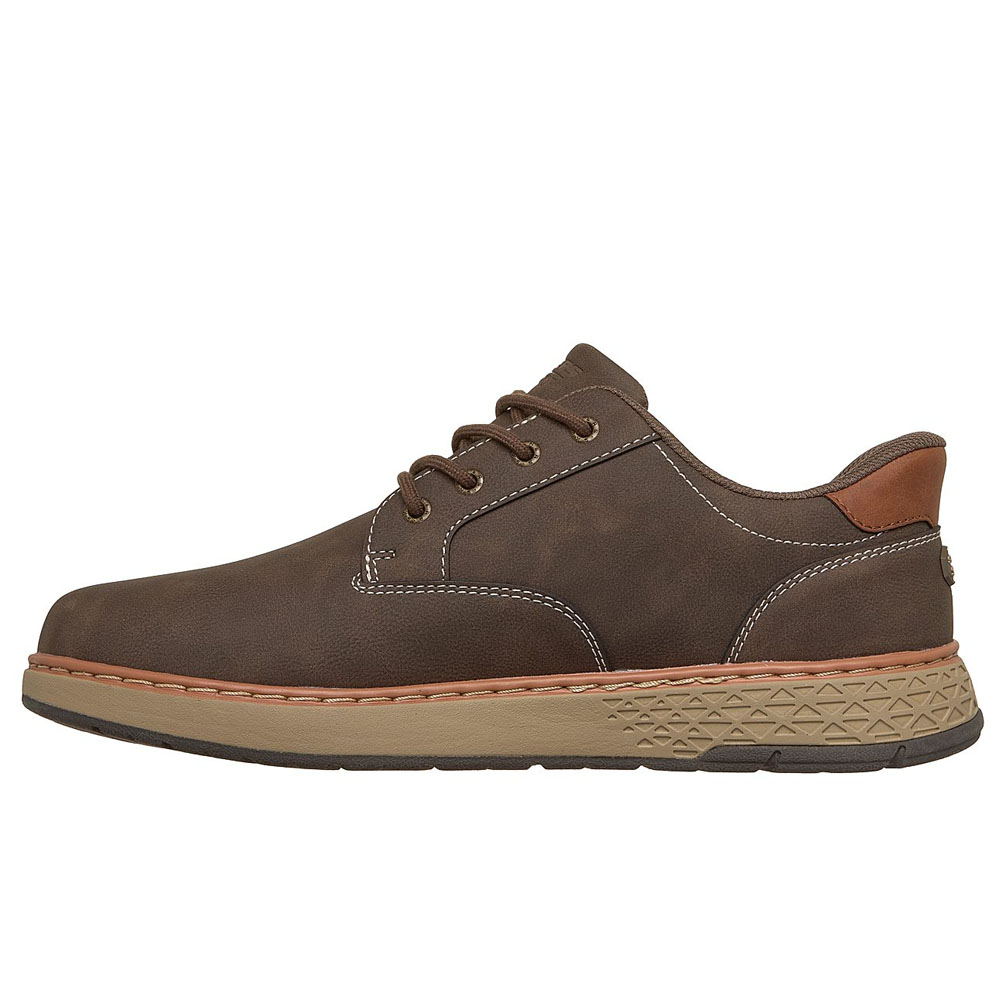 Zapatillas Waterproof Hombre Skechers Garlan Chocolate 205649-CHOC